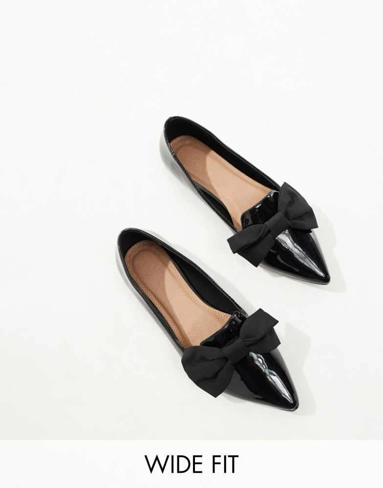 Ballet Flats Womens Oxford Shoes Asos Shop ASOS DESIGN Wide Fit