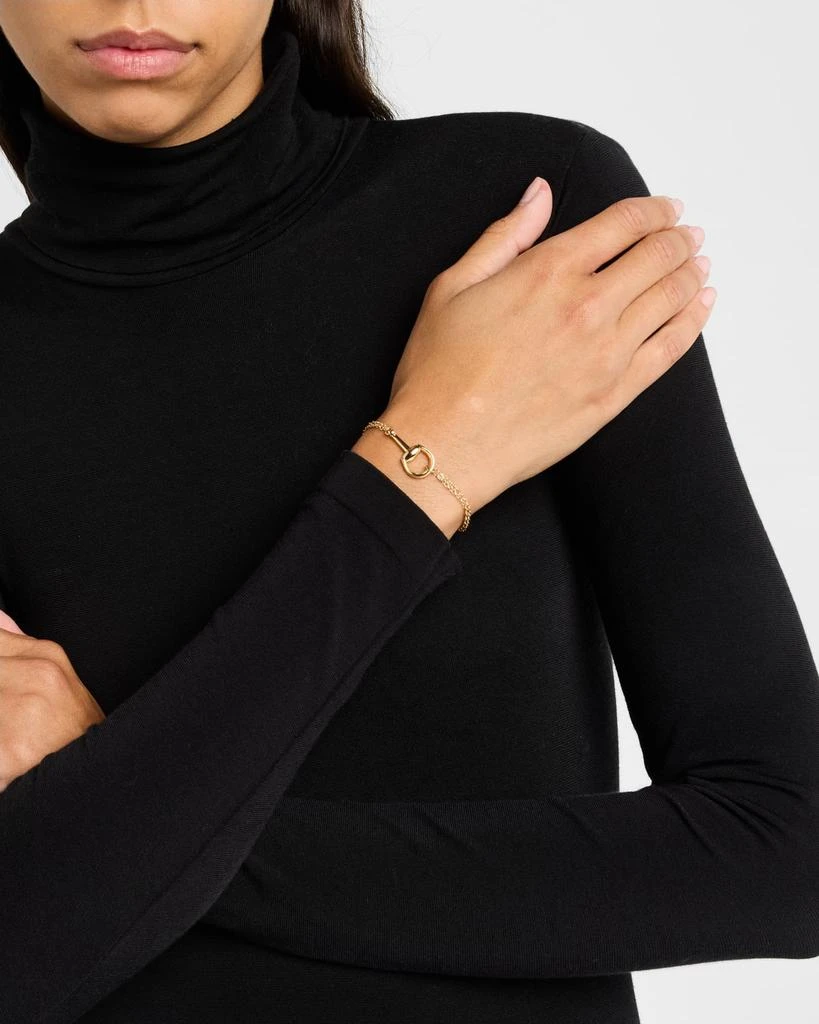 Gucci 18K Yellow Gold Horsebit Chain Bracelet 5