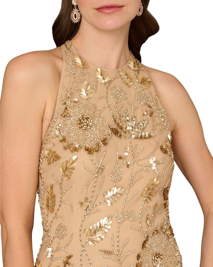 Aidan Mattox Halter Short Dress