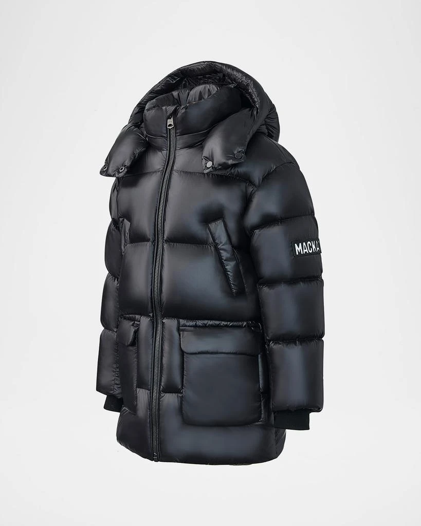 Mackage Kid's Kennie Quilted Logo Jacket, Size 8-14 3