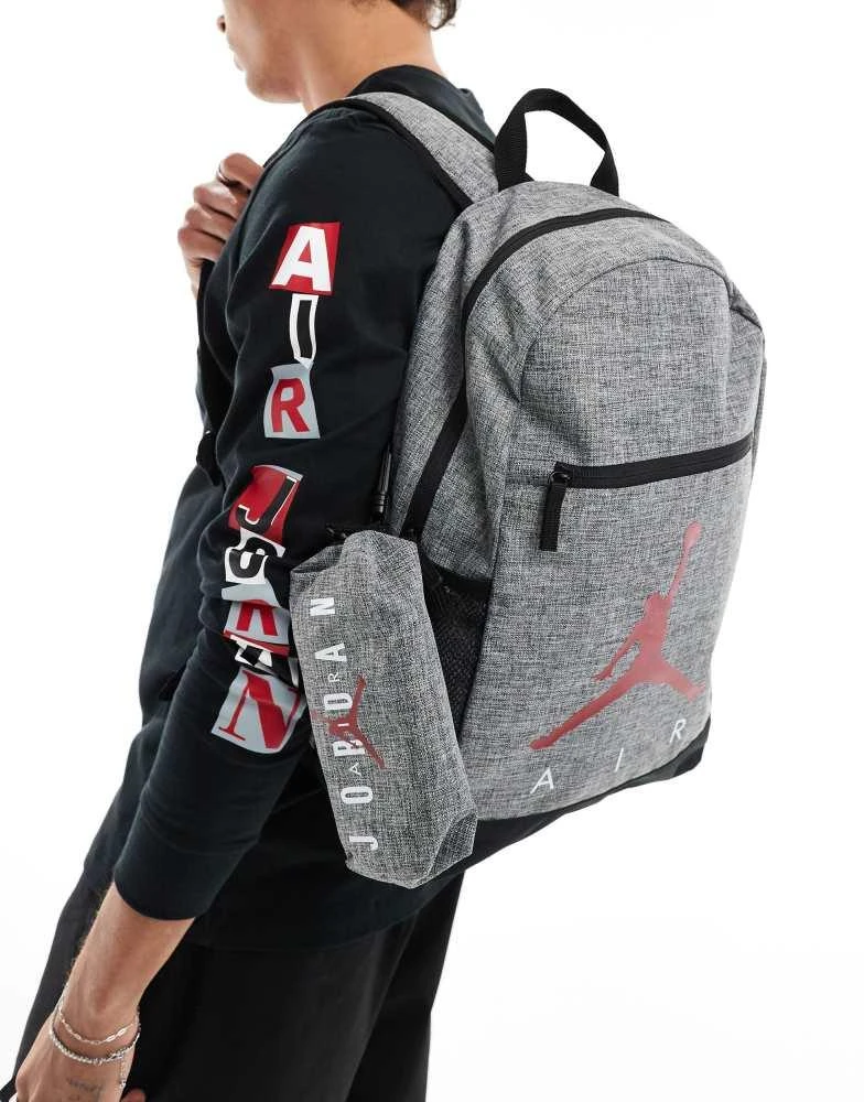 Jordan Jordan Air backpack with pencil case in grey 1