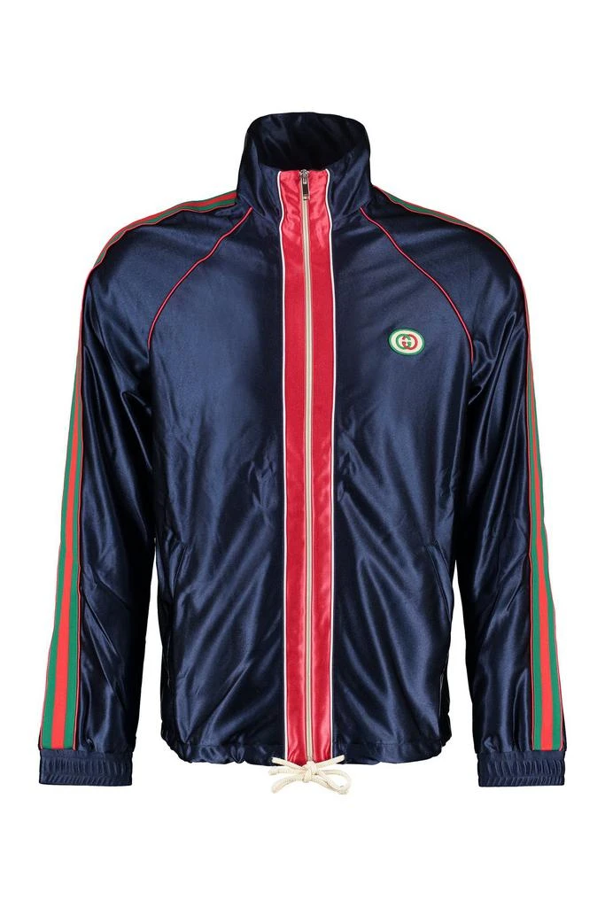 Gucci Gucci Shiny Jersey Web Jacket 1