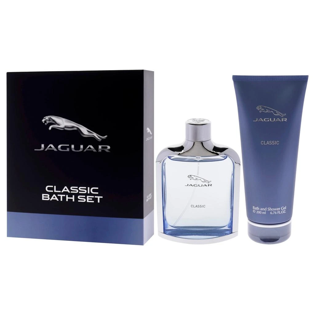JAGUAR Classic Blue by  for Men - 2 Pc Gift Set 3.4oz EDT Spray, 6.7oz Bath and Shower Gel 4