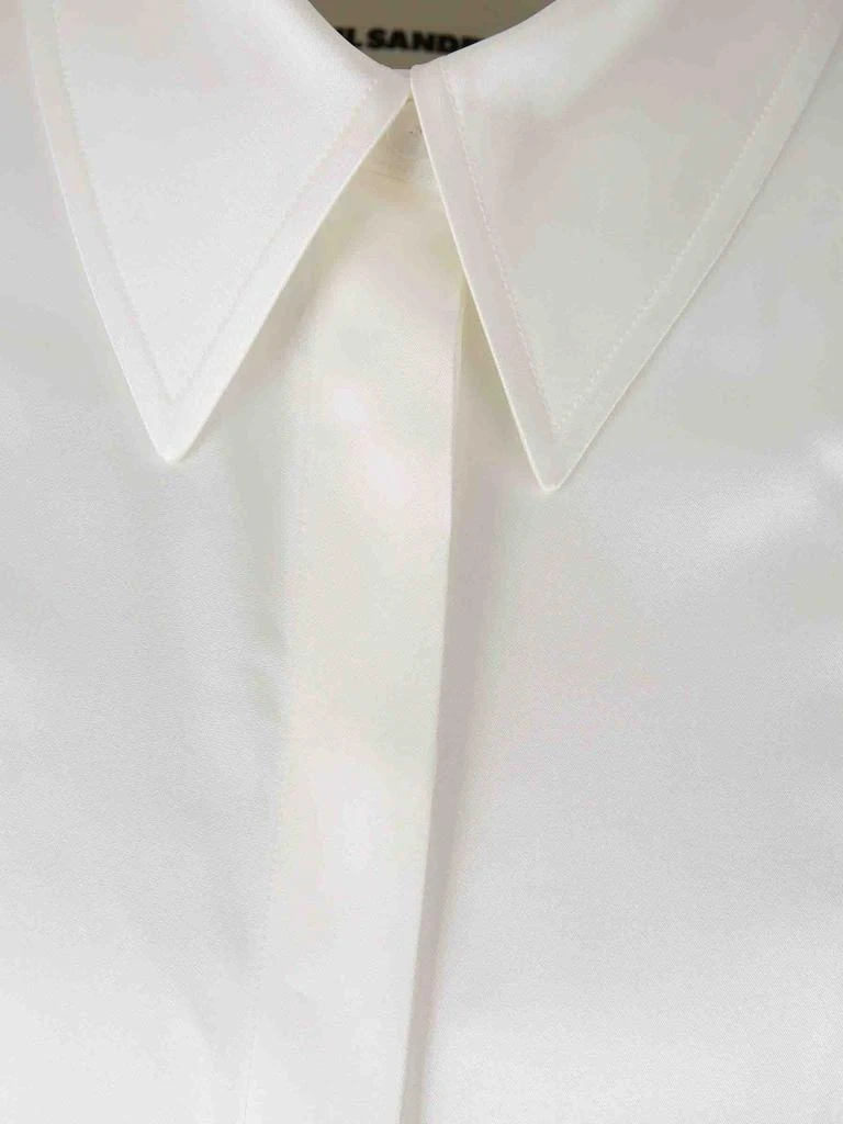 Jil Sander Jil Sander	Buttoned Straight Hem Satin Shirt 3