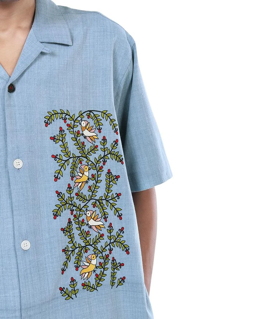 KARDO Ronen Half Sleeve Button Front Camp Shirt 3