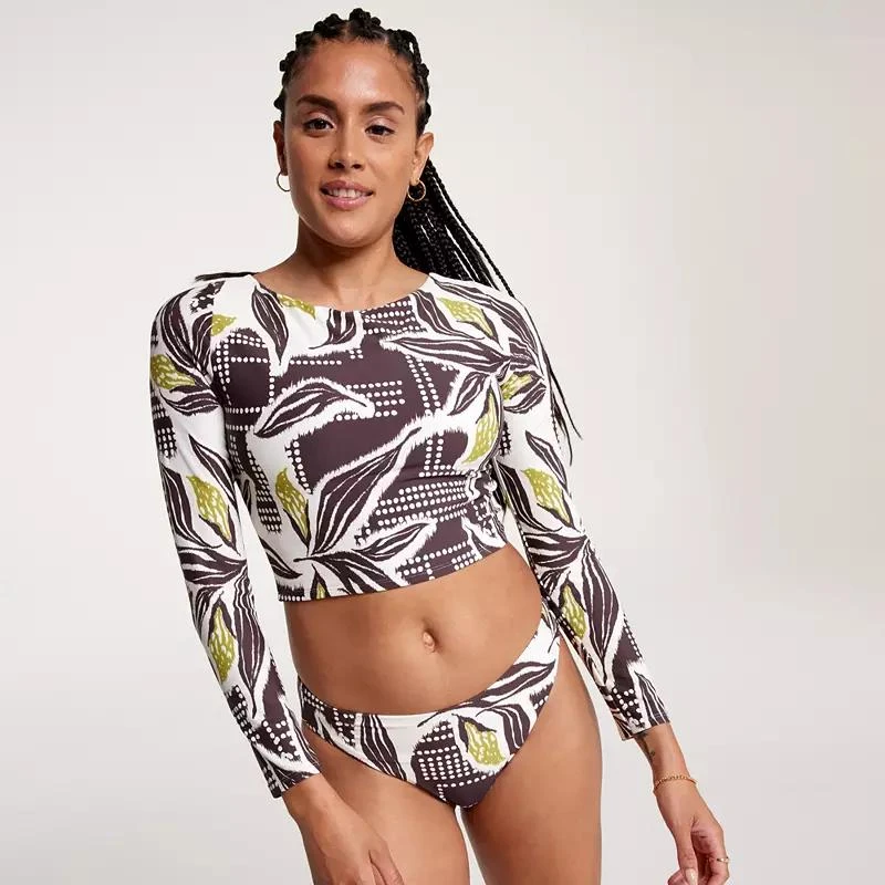 CALIA CALIA Women's Swim Cropped Rashguard 1