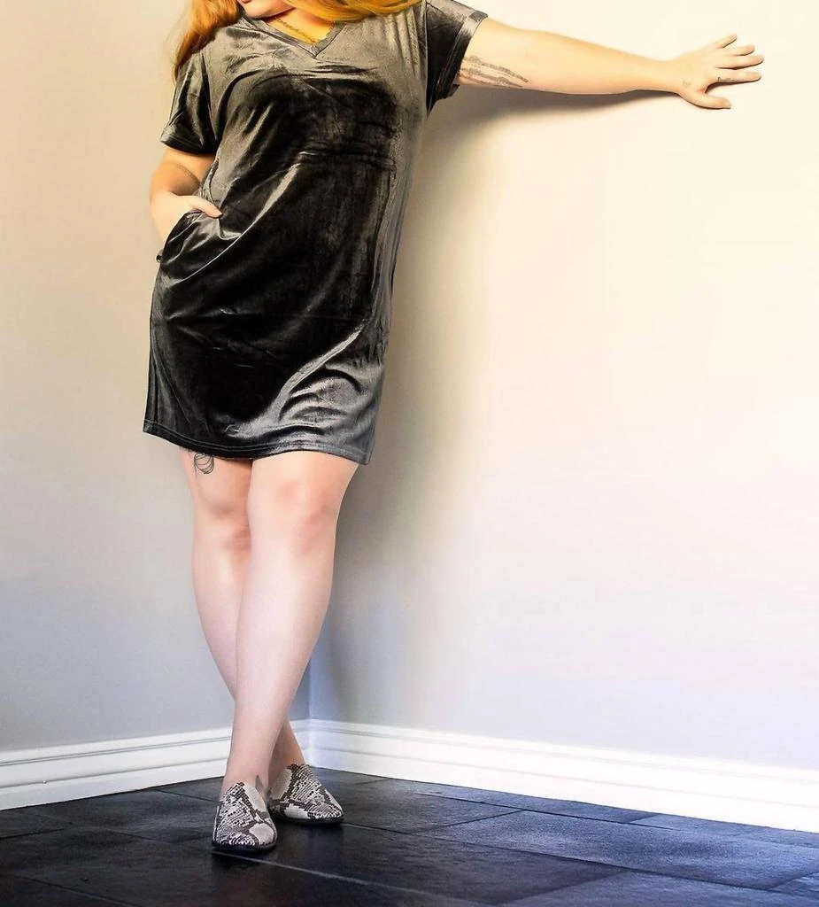 Kori Kori - Velour V-Neck Dress 4