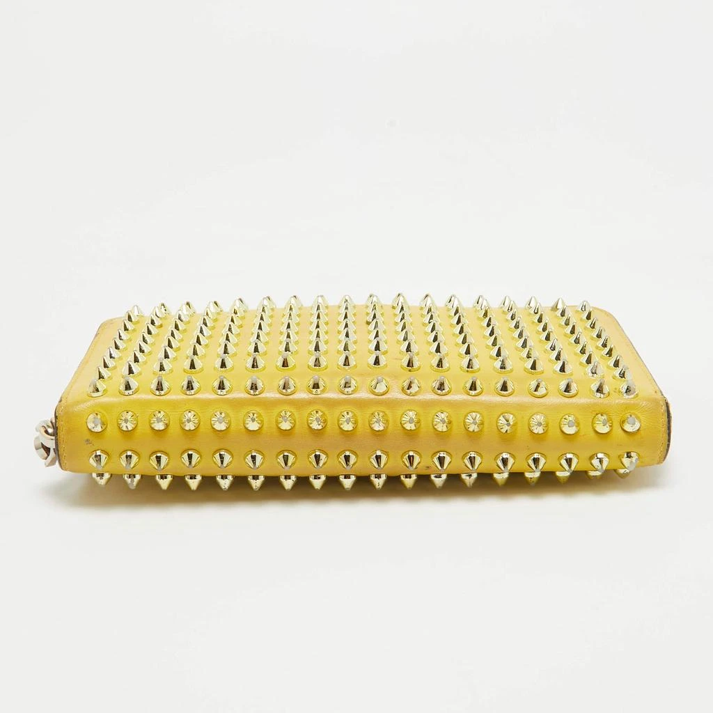 Christian Louboutin Christian Louboutin Yellow Leather Panettone Continental Wallet 8