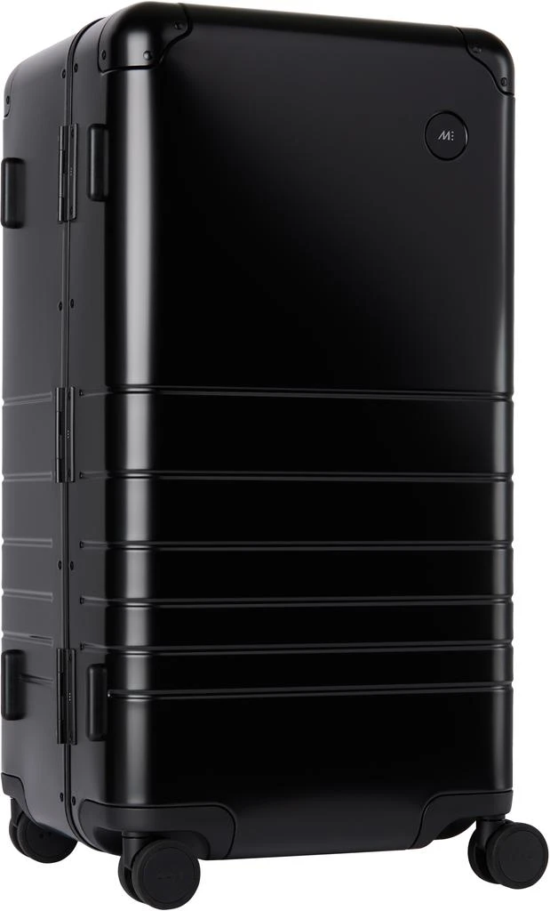 Monos Black Aluminum Trunk Suitcase 2