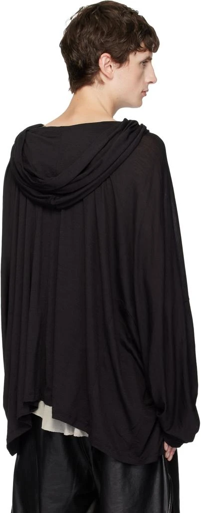 Rick Owens Black Concordians Tunic Hoodie 3