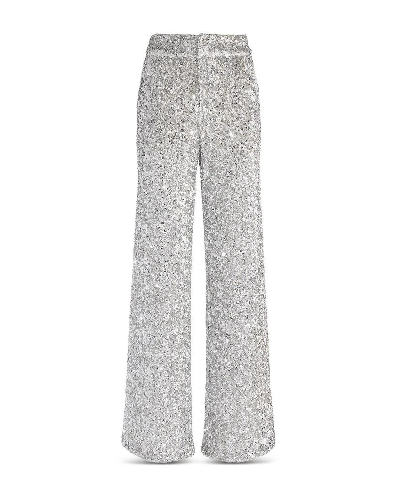 Alice + Olivia Mame Wide Leg Sequin Pants 7
