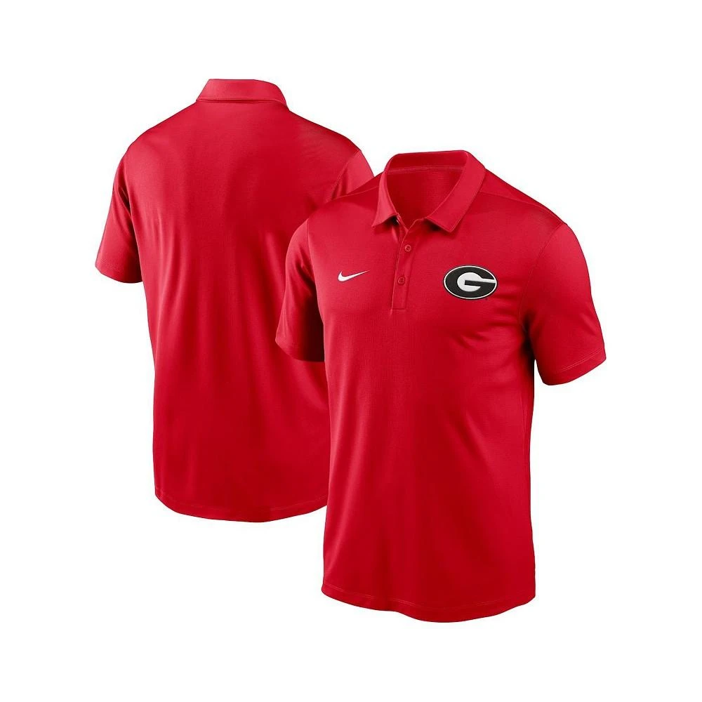 NIKE Men's Red Georgia Bulldogs Primetime Franchise Performance Polo Shirt 1