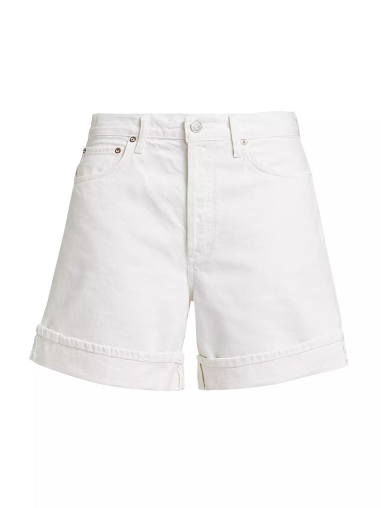 Agolde Dame Wide-Leg Denim Shorts