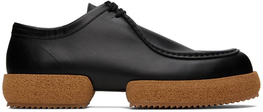 DRIES VAN NOTEN | PLATFORM LACE-UP DERBIES BLACK ダービー Derby Shoe in Black – SVRN