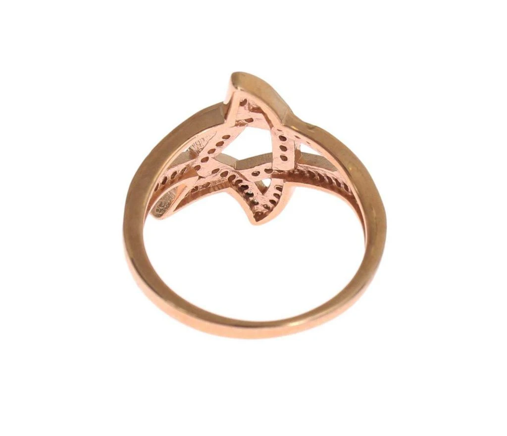Nialaya Nialaya Womens Clear CZ Gold 925 Silver Ring 3