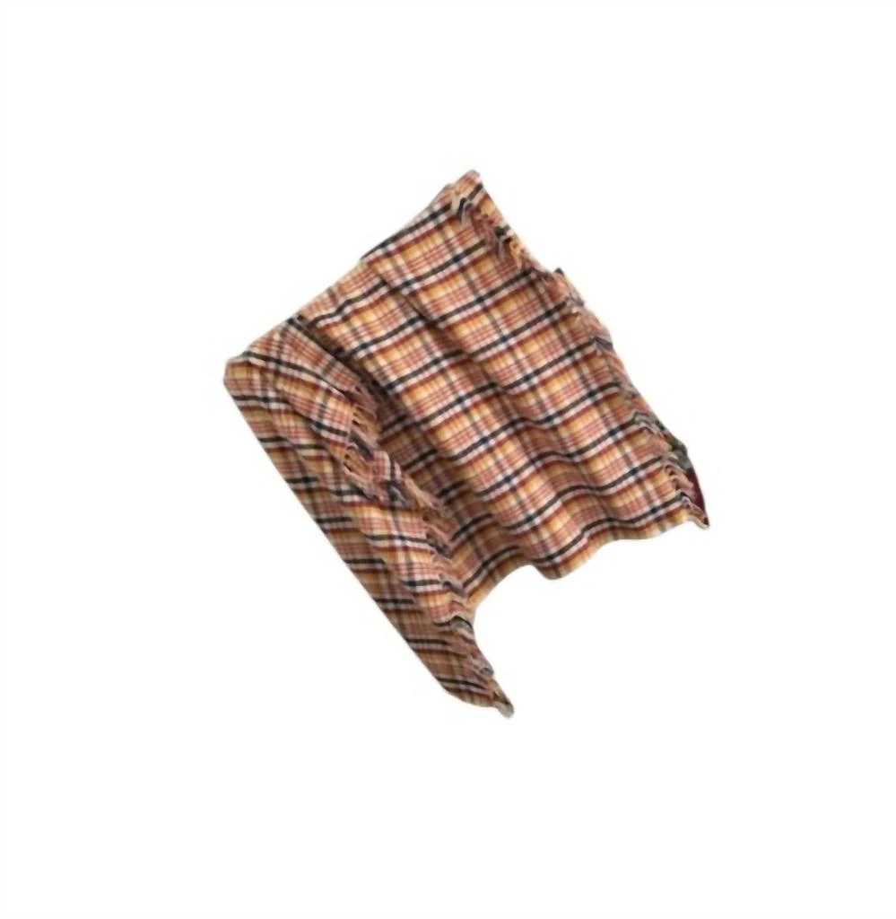 Primitives By Kathy Primitives By Kathy - Happy Plaid Throw Blanket 2