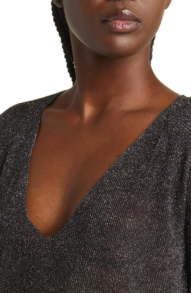 Mango Kling Jersey V-Neck Sweater 4