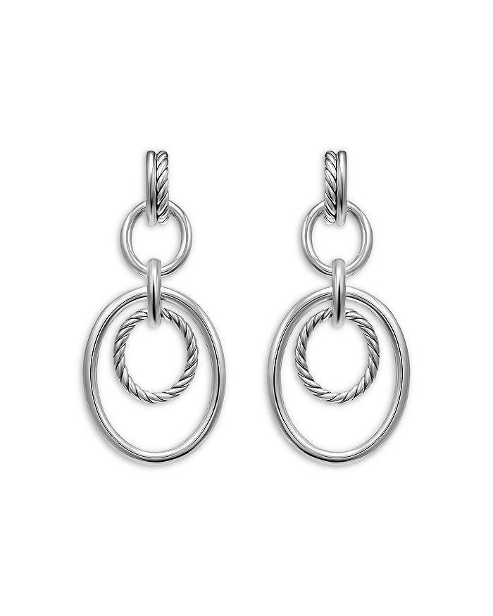 David Yurman DY Mercer® Mobile Drop Earrings in Sterling Silver, 65.7mm
