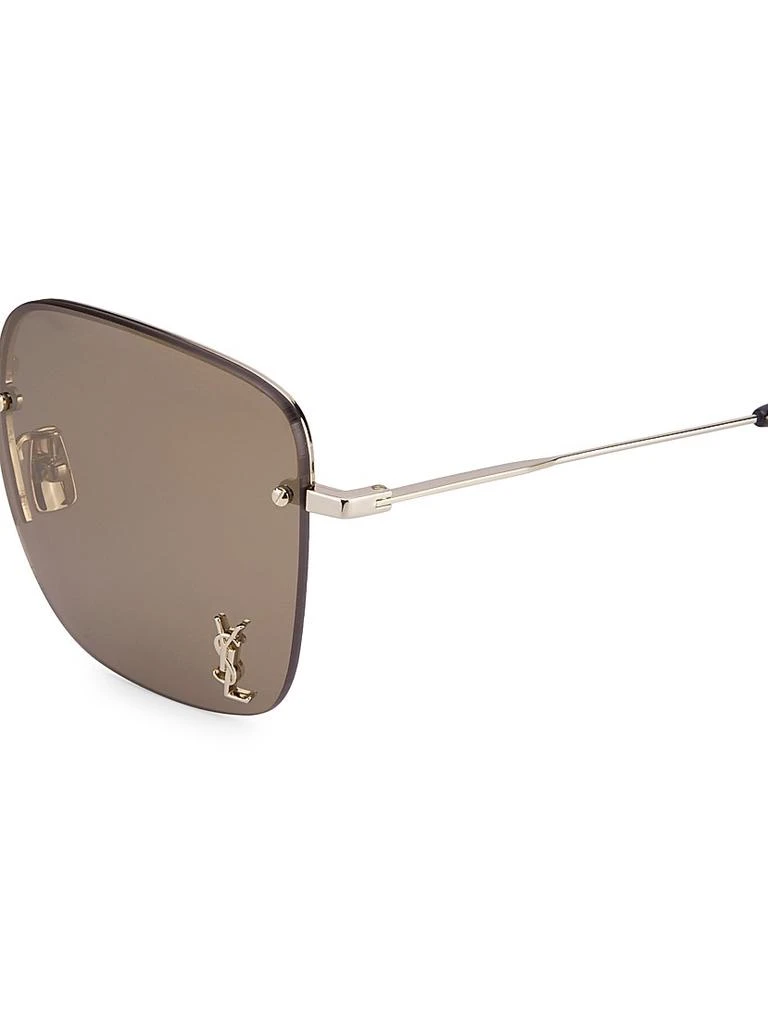 Yves Saint Laurent Monogram 58MM Square Sunglasses  display picture 1