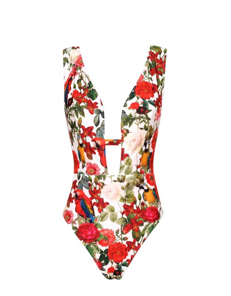 Lia Sahara Lia Sahara - Women's Plunge One Piece Swimsuit