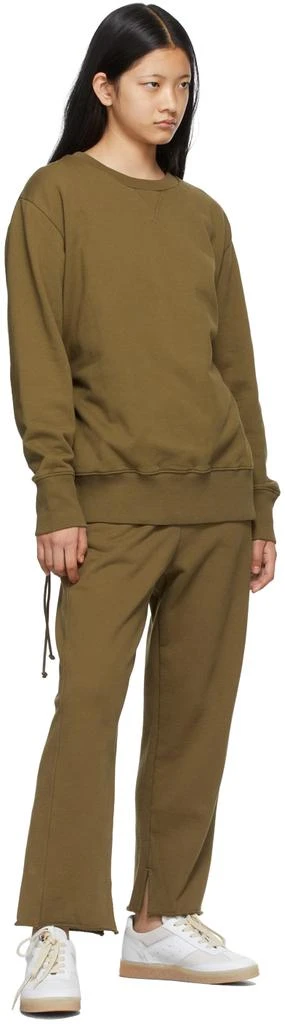 MM6 Maison Margiela Khaki Spliced Sweatshirt 4