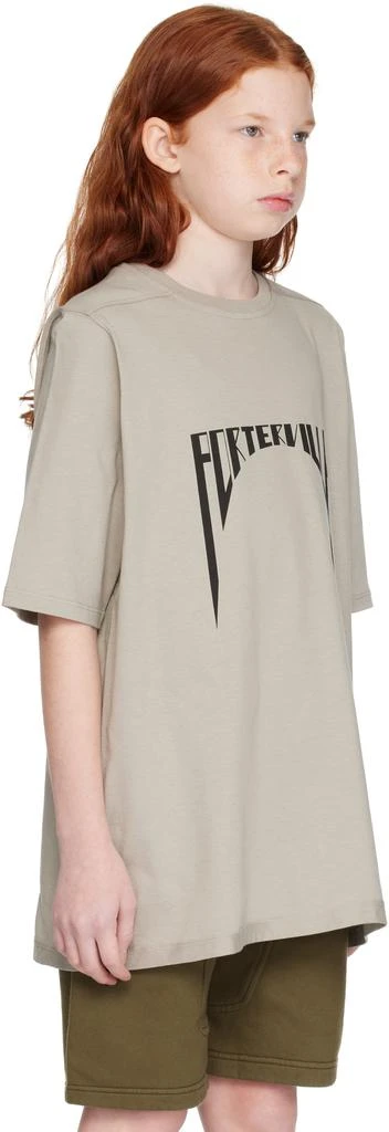 Rick Owens Kids Taupe Porterville Jumbo T-shirt 2