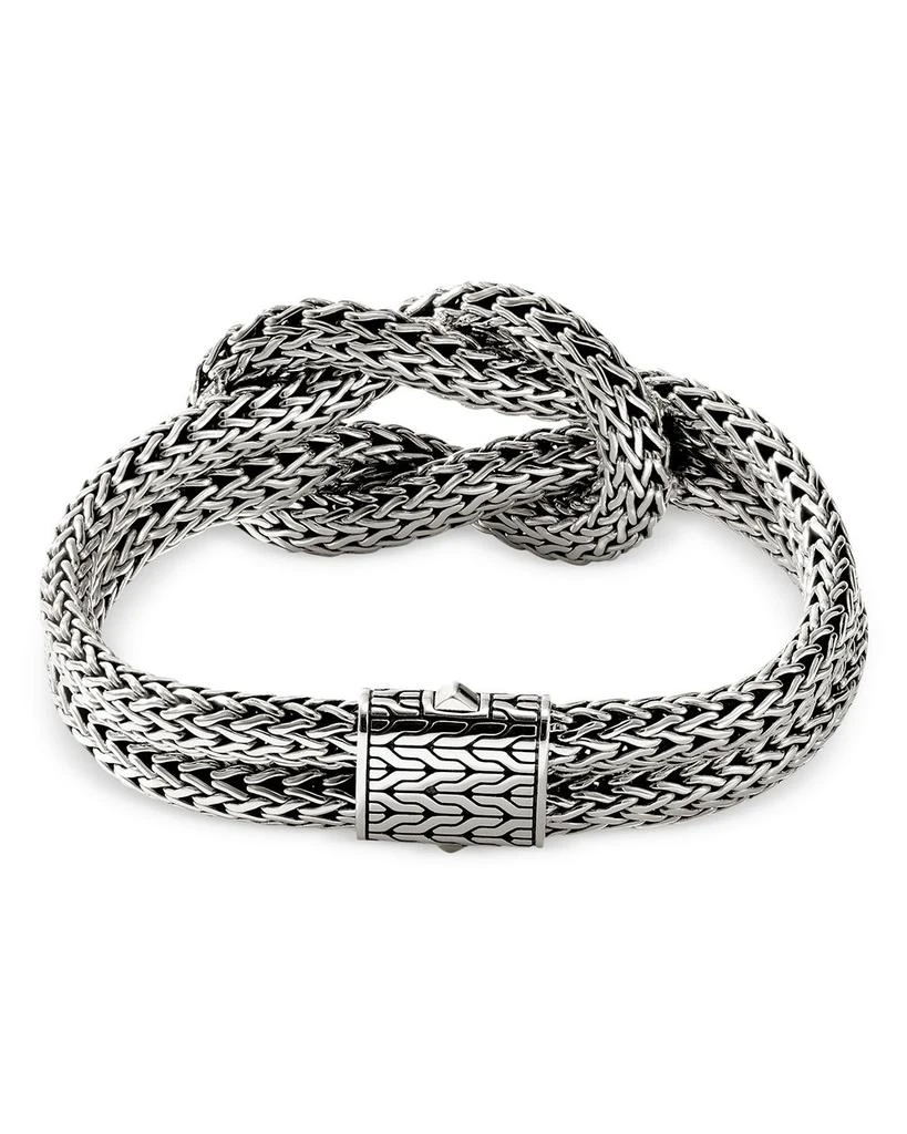 John Hardy Sterling Silver Classic Chain Love Knot Woven Link Bracelet 3