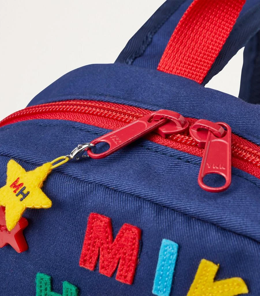 Miki House Patch-Detail Backpack 8