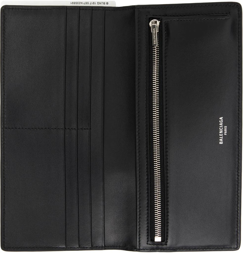 Balenciaga Black Passport Long 1 Ticket Wallet 3