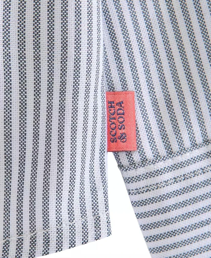 Scotch & Soda Big Boys Graphic Oxford Shirt 3