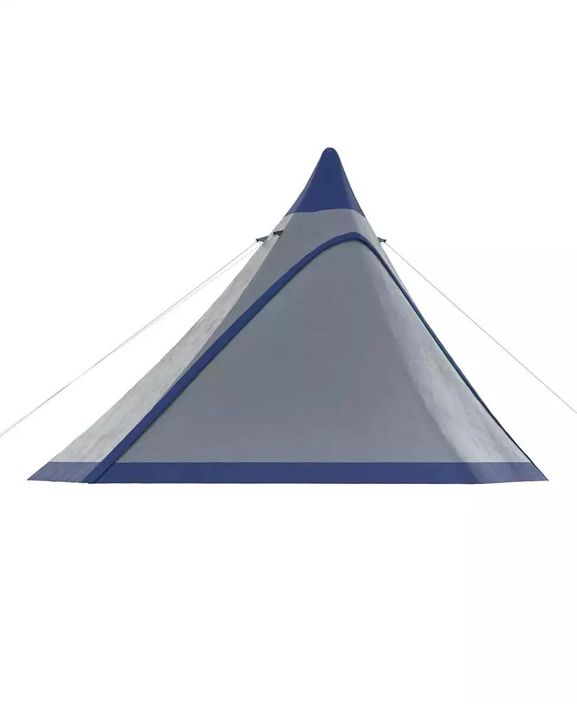 Outsunny Camping Tent with Porch, Teepee Tent Near-Inst Tent, 7