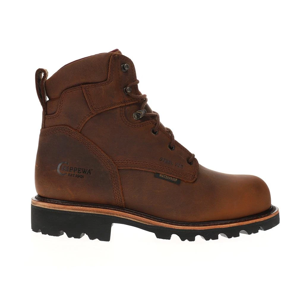 Chippewa Super DNA 6 Inch Waterproof Steel Toe Work Boots 1