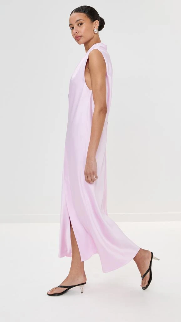 Brandon Maxwell The Daphne Plunge Neckline Caftan Dress 3