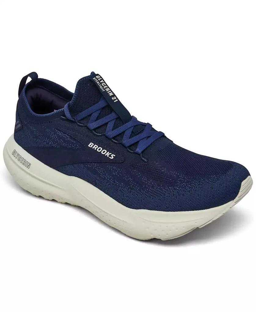 Brooks Men's Glycerin StealthFit 21 Running Sneakers from Finish Line 1