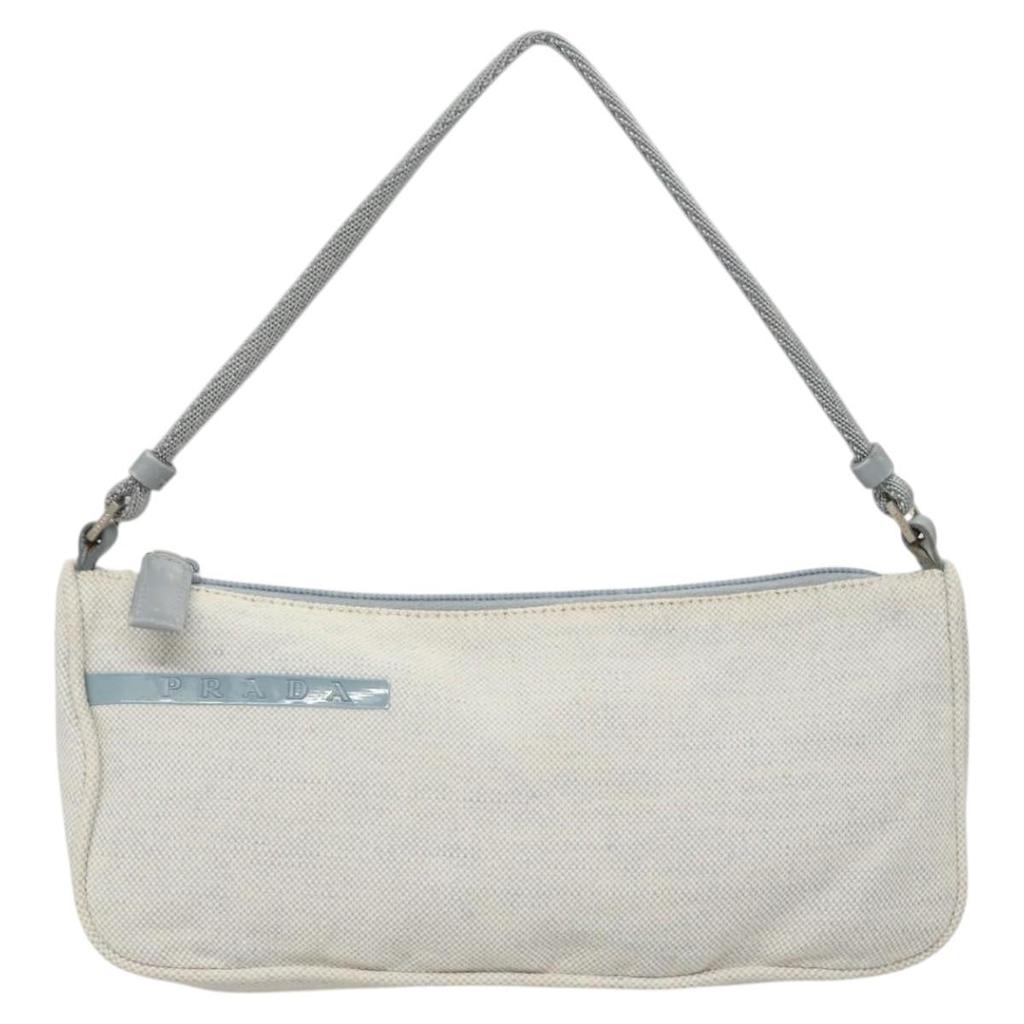 【関税&送料込】Prada White Leather Prada Buckle Buckle Bag White Leather Prada Buckle Buckle Bag | italist