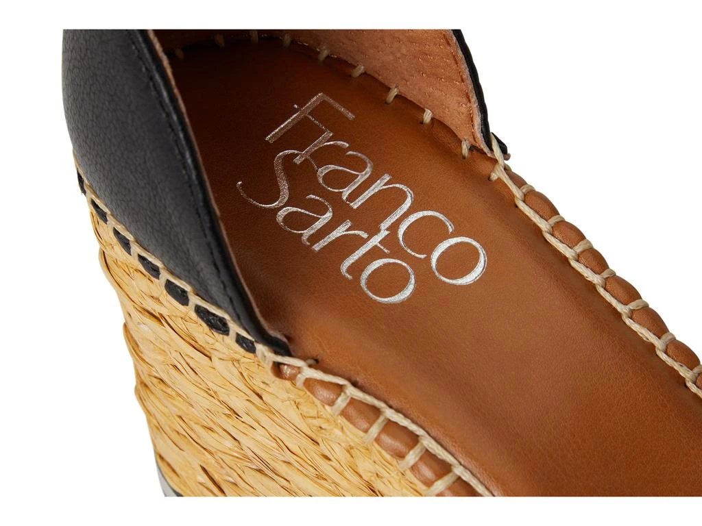 Franco Sarto Clemens Raffia Espadrille Wedge Heel Sandals 6