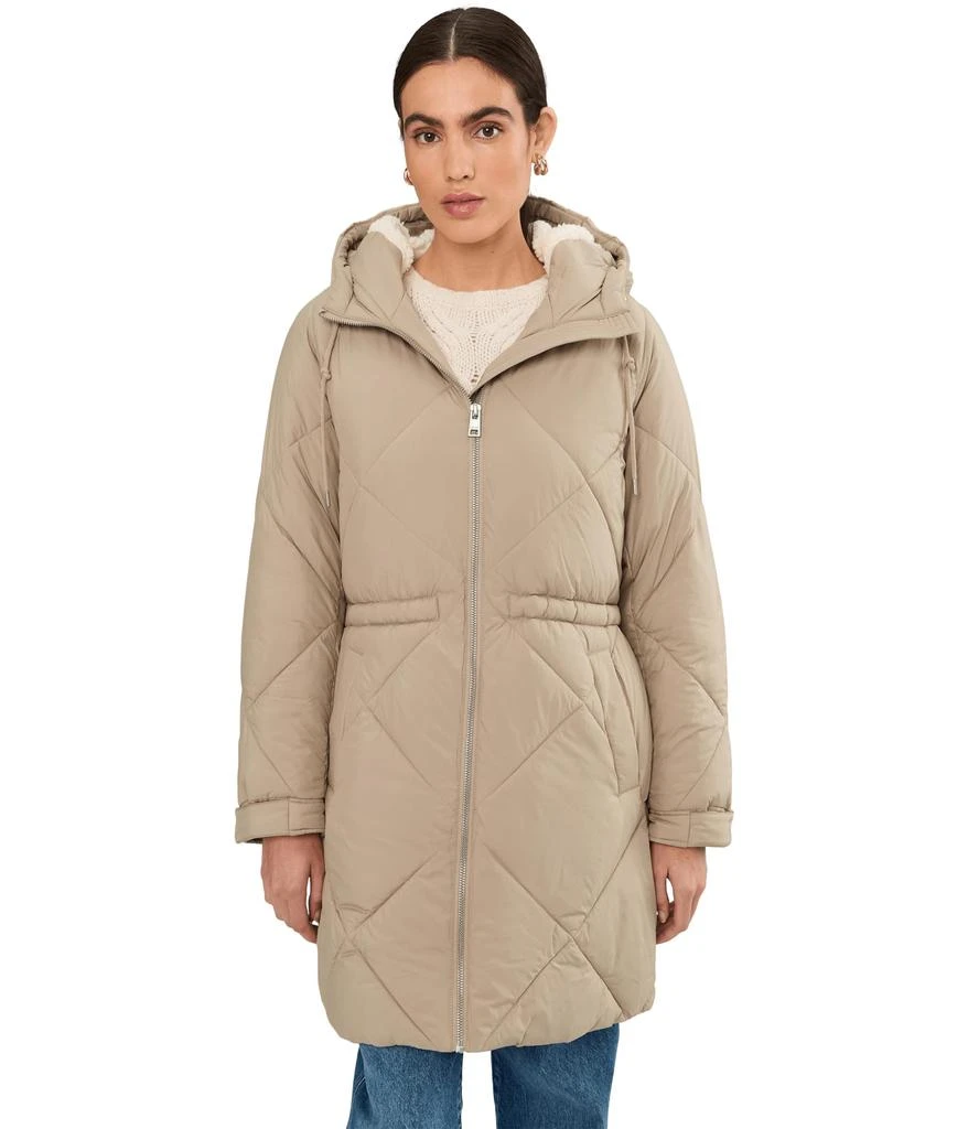 Levi
s Quilted Long Parka Jacket