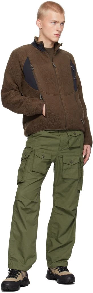 ROA Brown Polartec Fleece Jacket 4