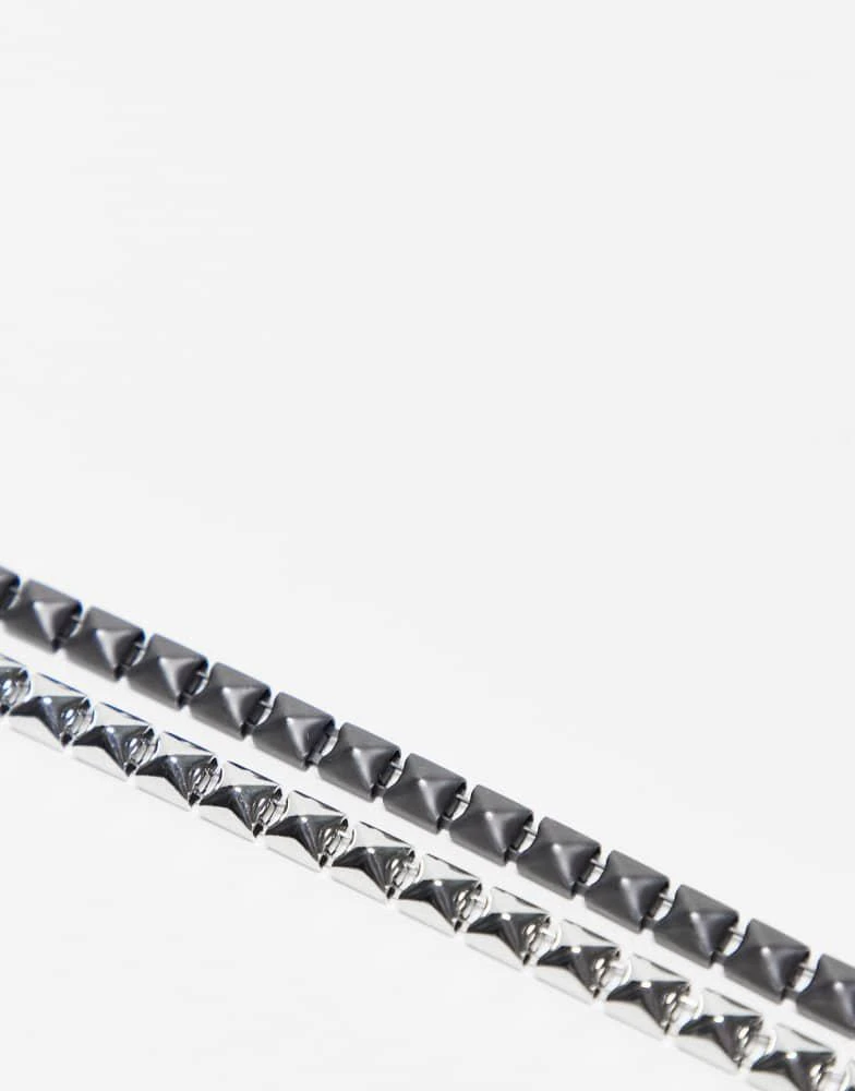 Reclaimed Vintage Reclaimed Vintage unisex beady bracelet 2 pack 2