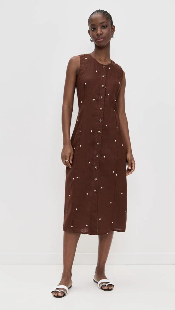Little Lies Polka Dot Embroidered Dress 4