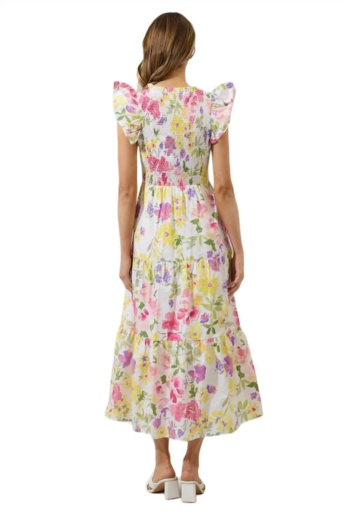 Sugarlips Sugarlips - Leonie Sunfire Tiered Midi Dress 2