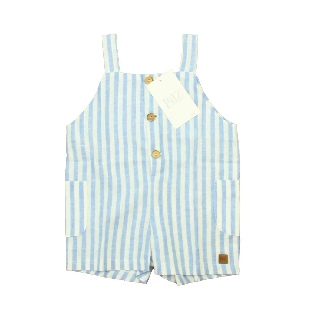 Paz Rodriguez Boys Blue | White Romper 1
