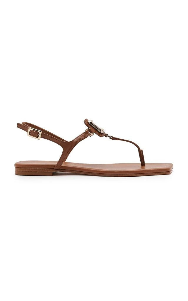 Roger Vivier Roger Vivier Viv' By The Sea Leather Sandals - Moda Operandi