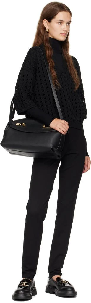 Salvatore Ferragamo Black Hug Shoulder Bag 4