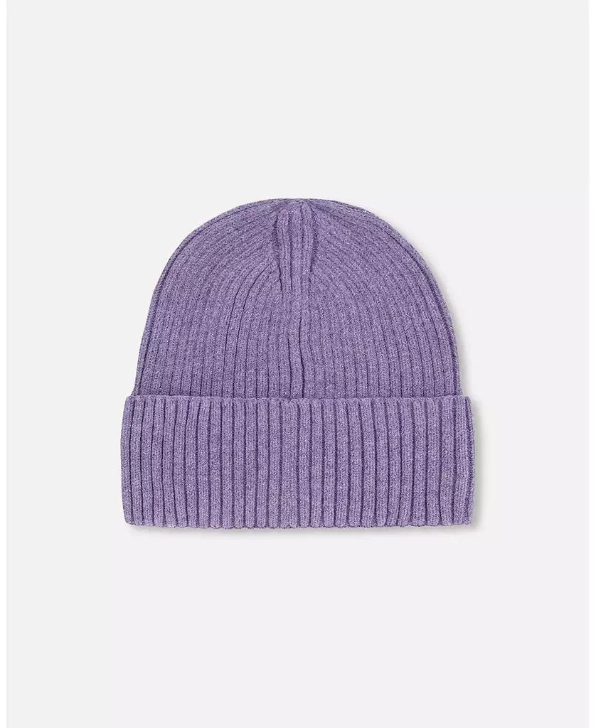 Deux par Deux Girl Knit Hat Lavender - Toddler|Child 3