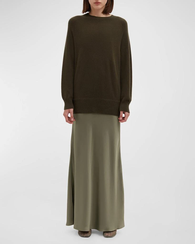 Christopher Esber Monument Mixed-Media Cashmere Maxi Dress 1