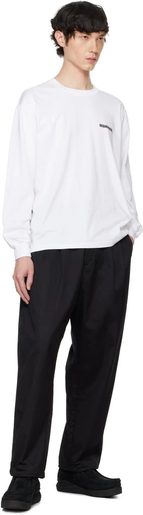 NEIGHBORHOOD White NH LS-1 T-shirt 4
