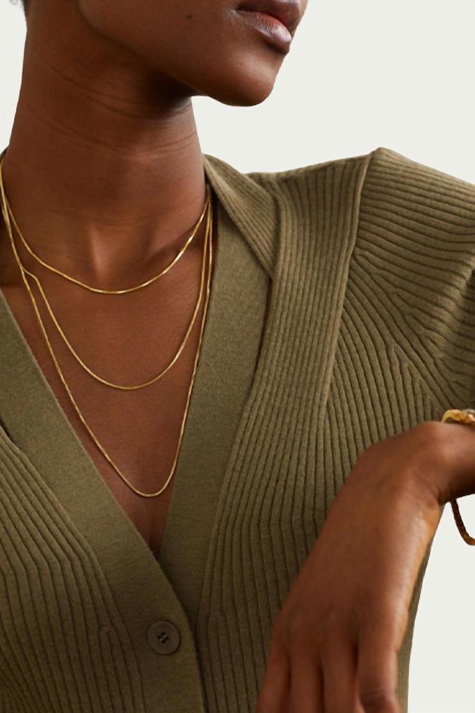 Crystal Haze BOX CHAIN NECKLACE