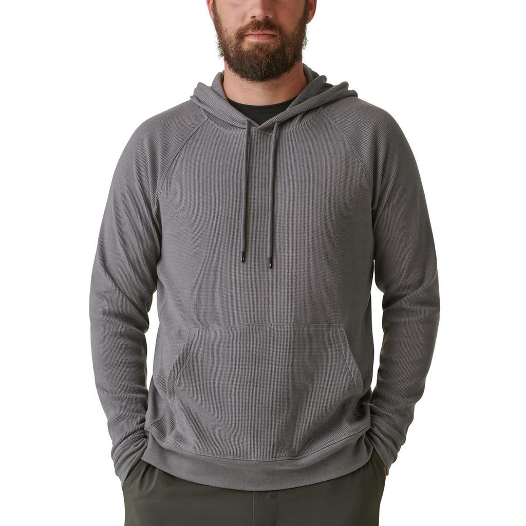 BASS OUTDOOR Mens Waffle Knit Pullover Hoodie