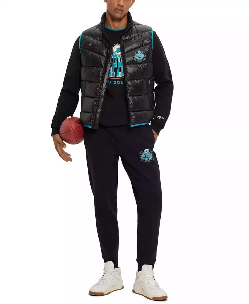 Hugo Boss Men's BOSS x NFL LA Rams Water-Repellent Padded Gilet 5